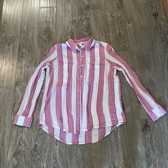 Nordstrom BP Striped, stretchy blouse - Picture 2 of 6